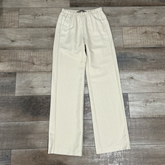 Brand new Enza Costa twill everywhere pant in tan - Picture 2 of 6